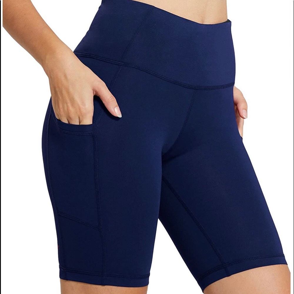 Baleaf exercise shorts size large navy blue